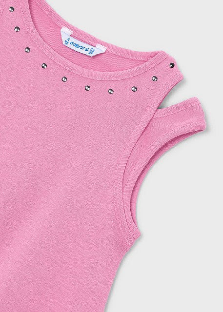 Vestido cut out tachuelas     Candy
