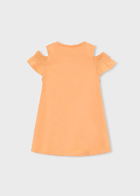 Vestido cut out bolso         Calabaza