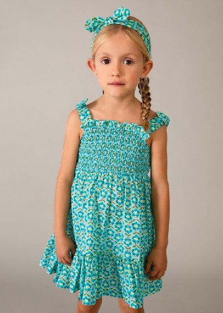 Vestido estampado banda       Oceano