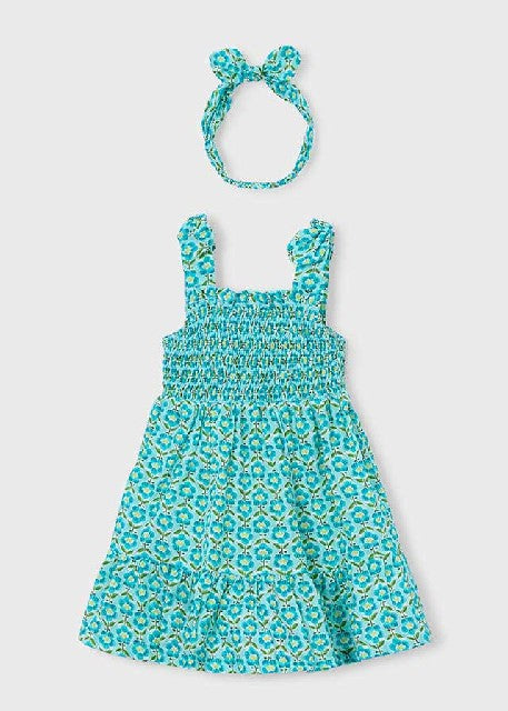 Vestido estampado banda       Oceano