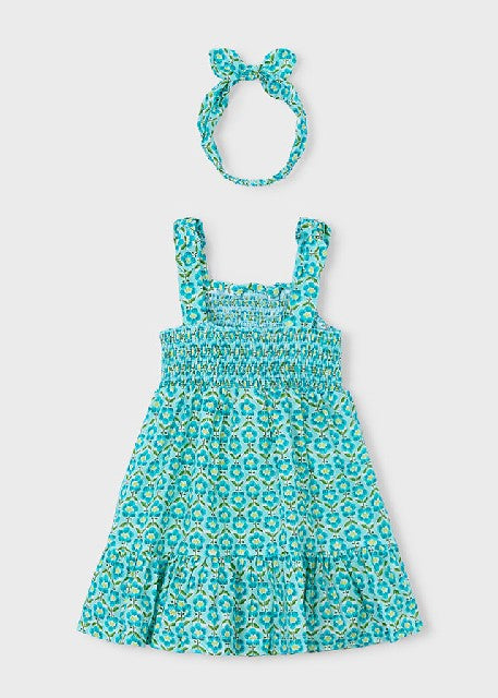 Vestido estampado banda       Oceano