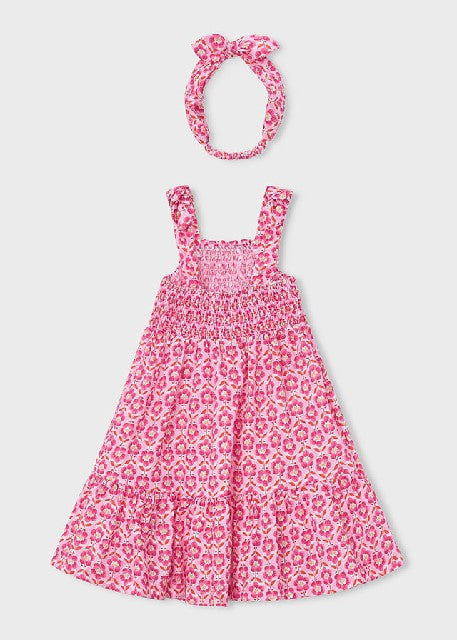 Vestido estampado banda       Geranio