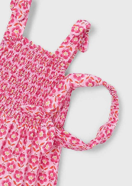 Vestido estampado banda       Geranio