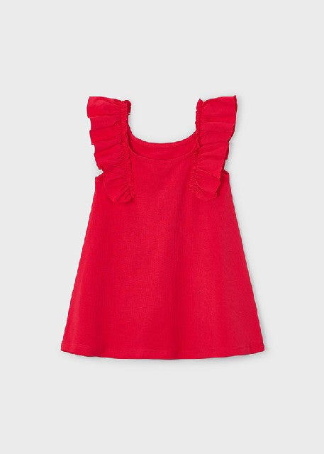 Vestido punto volantes        Persimon