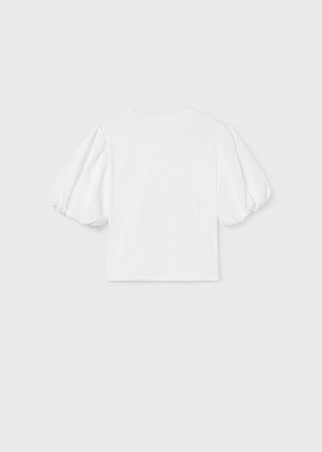 Camiseta m/c canale combinada Crudo