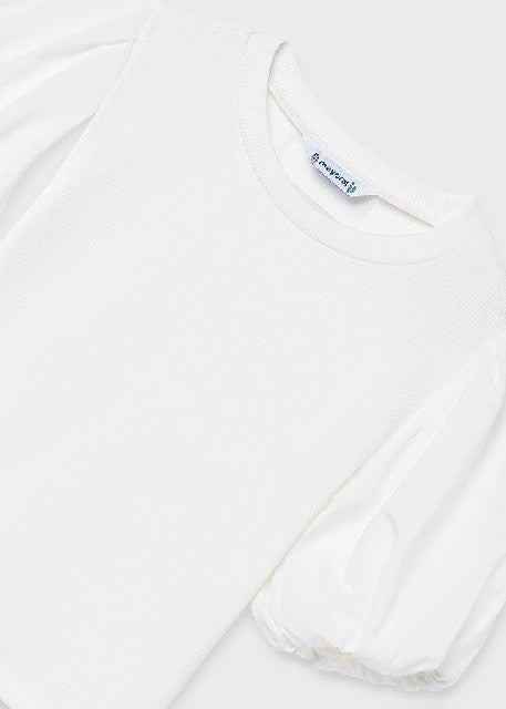 Camiseta m/c canale combinada Crudo