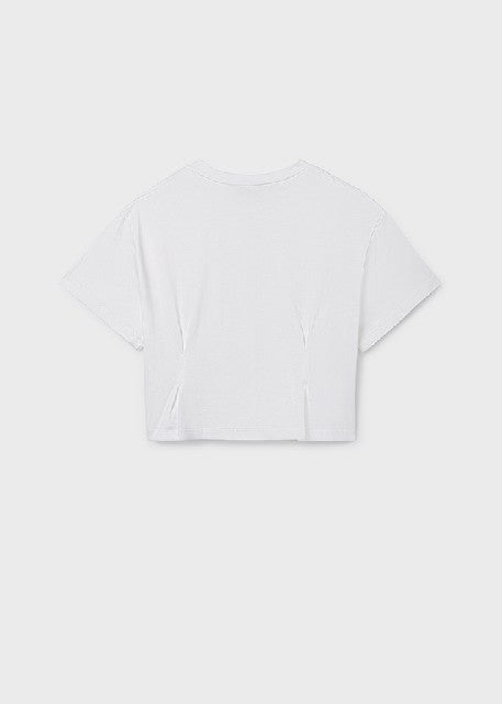 Camiseta m/c lazos            Crudo