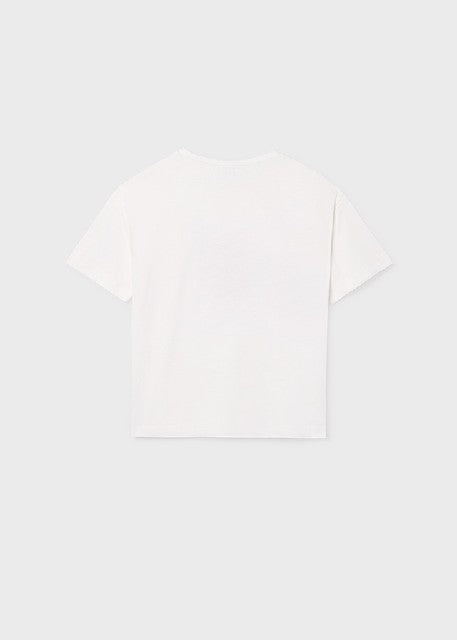 Camiseta m/c grafica          Crudo