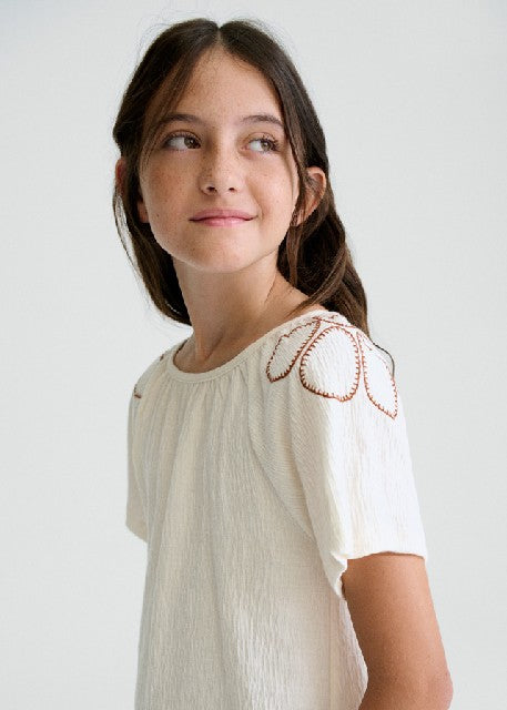 Camiseta m/c bambula          Hueso