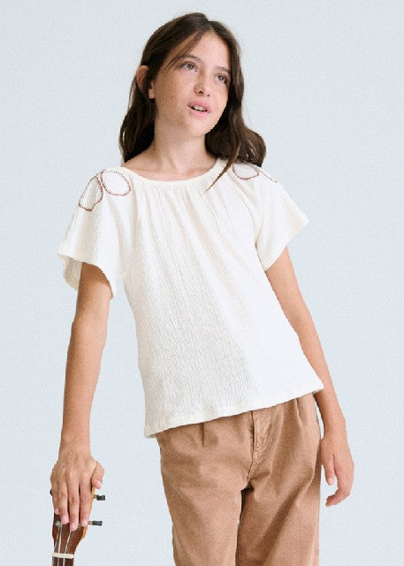 Camiseta m/c bambula          Hueso