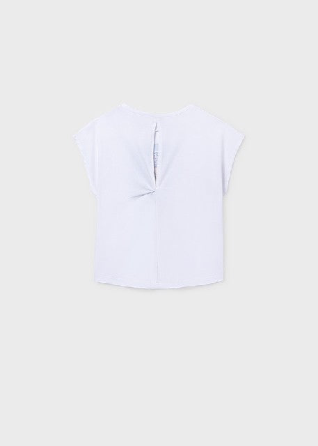 Camiseta m/c grafica          Blanco