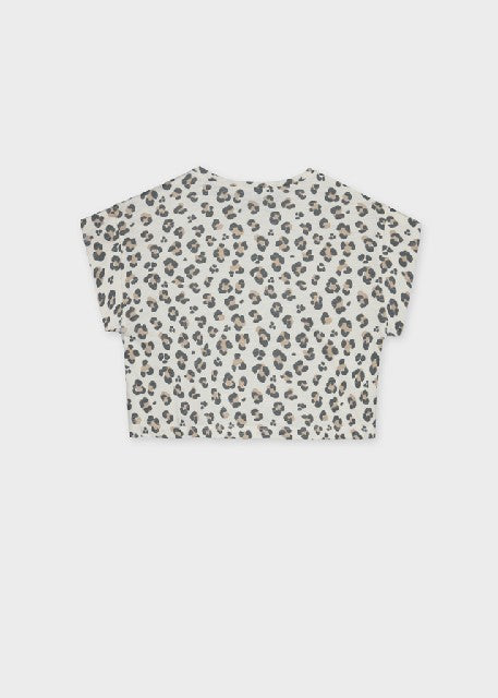 Camiseta m/c estampada        Hueso