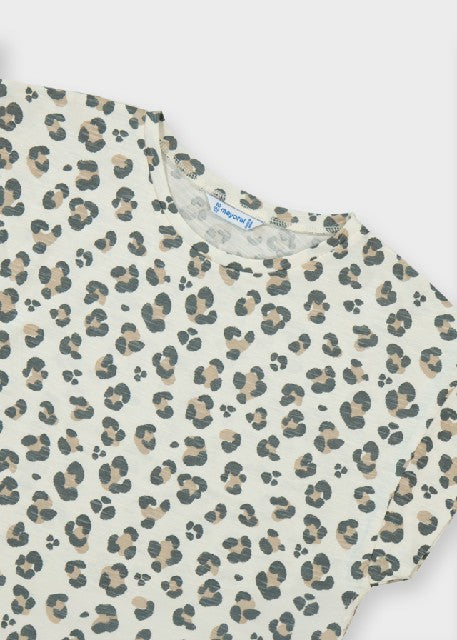 Camiseta m/c estampada        Hueso