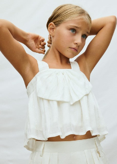 Top lurex lazo                Crudo