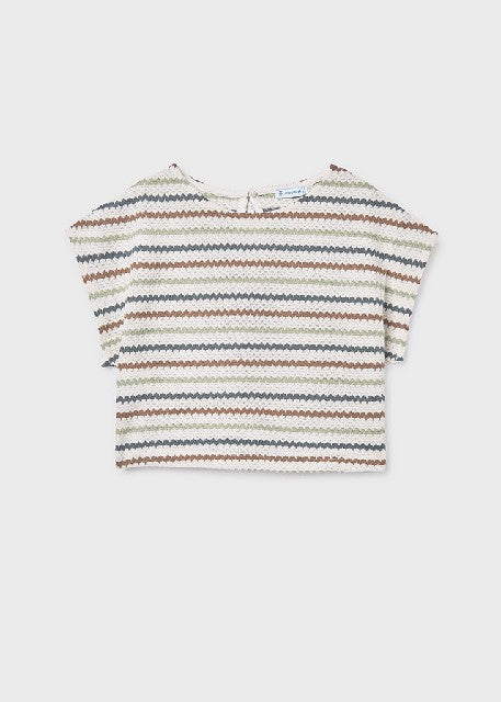 Top imitacion crochet         Hueso-arci
