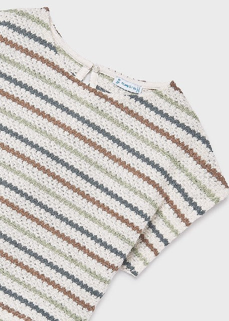 Top imitacion crochet         Hueso-arci
