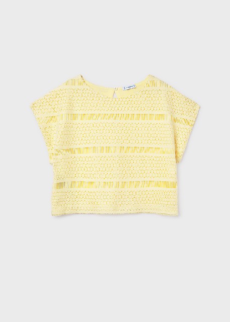 Top imitacion crochet         Vainilla
