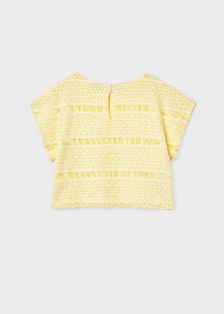Top imitacion crochet         Vainilla