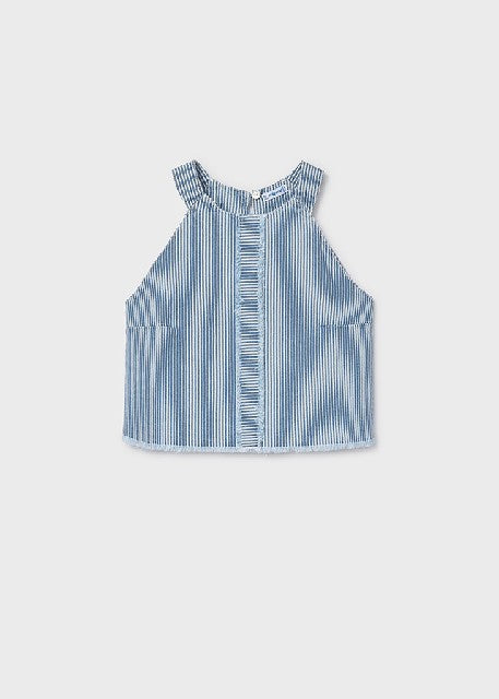 Top rayas tejanas             Indigo