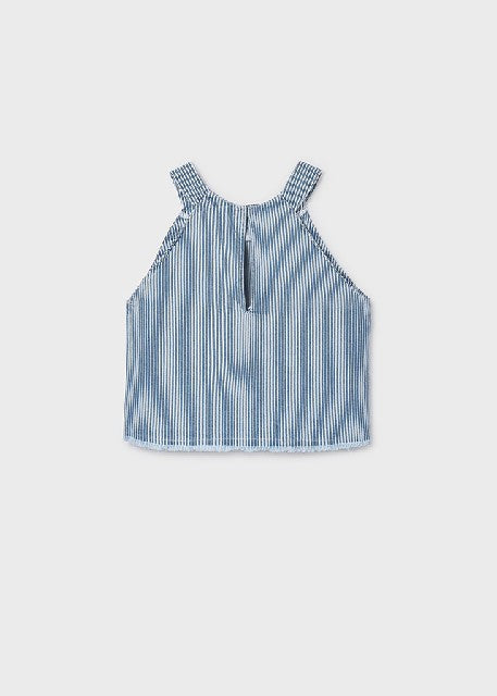 Top rayas tejanas             Indigo