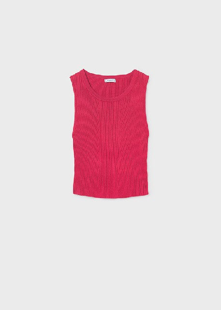 Top tricot cut out espalda    Cereza