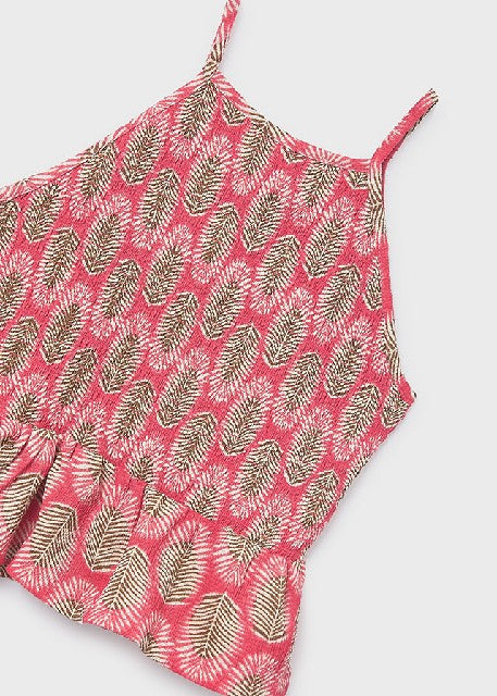Top punto estampado           Coral