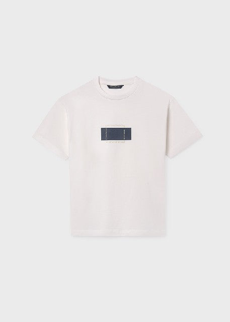 Camiseta m/c formal           Nata