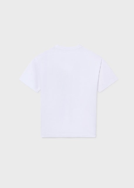 Camiseta m/c print            Blanco