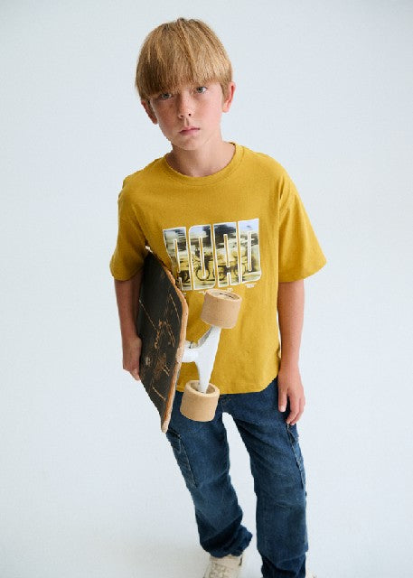 Camiseta m/c print            Cadmio