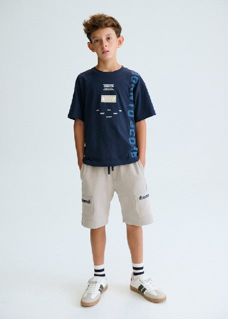 Camiseta m/c athletics        Marino