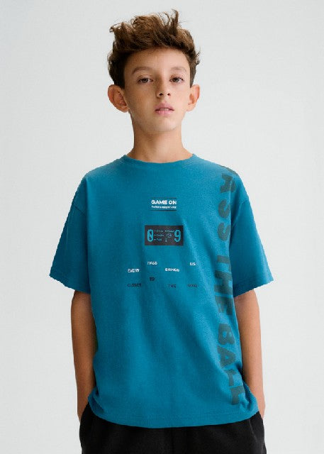 Camiseta m/c athletics        Aqua