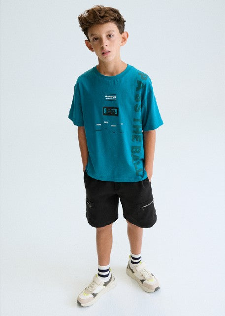 Camiseta m/c athletics        Aqua