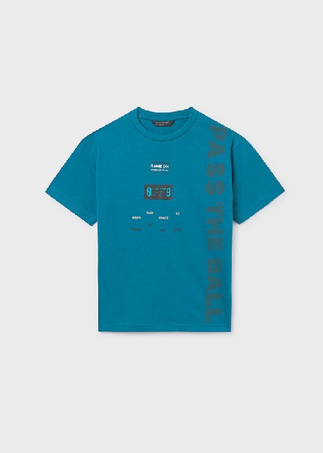 Camiseta m/c athletics        Aqua