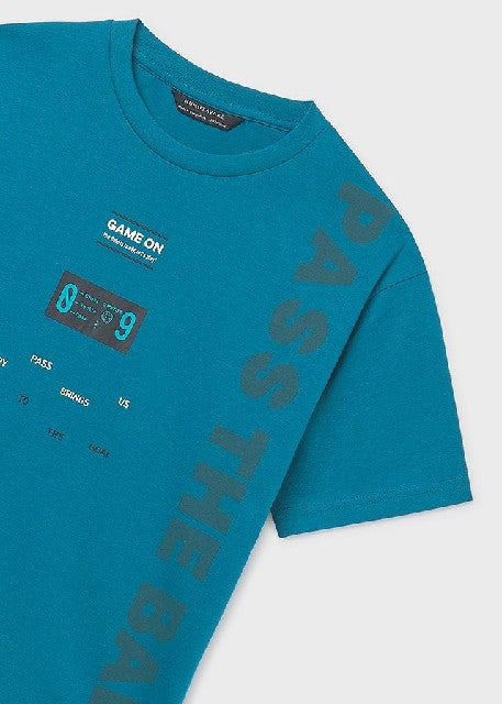 Camiseta m/c athletics        Aqua