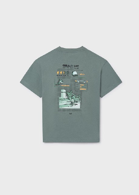 Camiseta m/c back print       Laurel