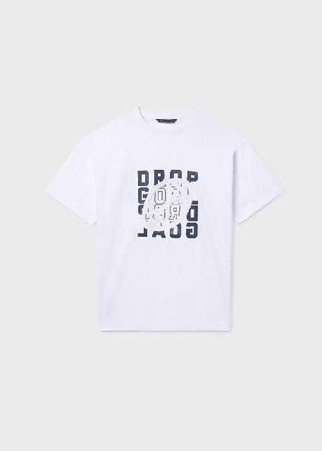 Camiseta m/c embossed         Blanco