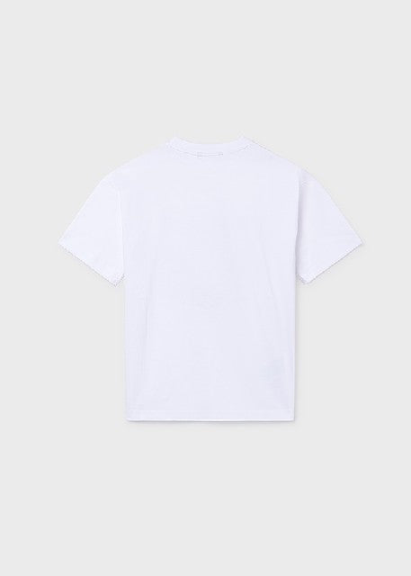 Camiseta m/c embossed         Blanco