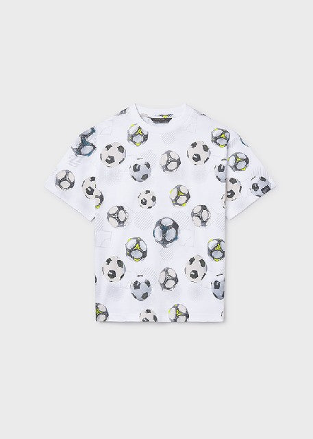 Camiseta m/c estampada        Blanco