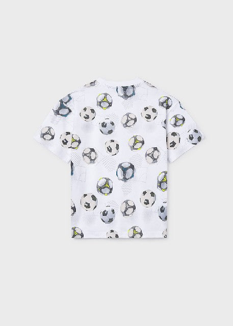 Camiseta m/c estampada        Blanco
