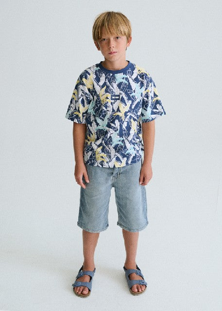 Camiseta m/c estampada        Oceano