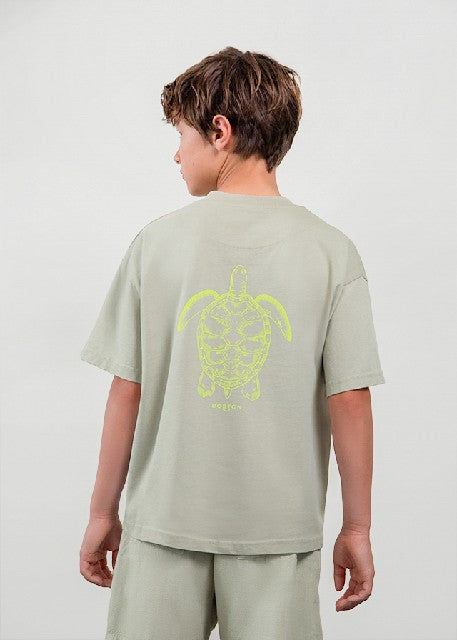 Camiseta m/c fluor            Oliva