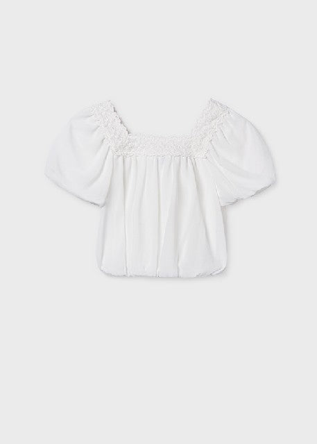 Blusa gasa                    Crudo