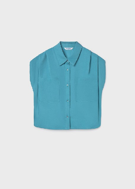 Blusa bolsillos               Jade