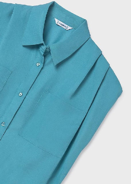 Blusa bolsillos               Jade