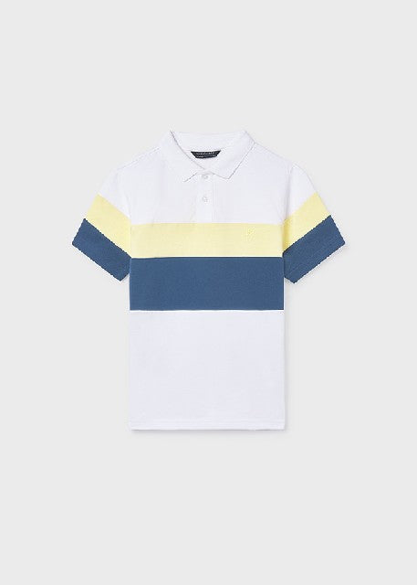Polo m/c blocking             Bco-lemon