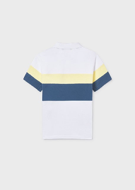 Polo m/c blocking             Bco-lemon