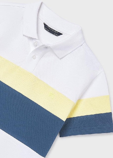 Polo m/c blocking             Bco-lemon