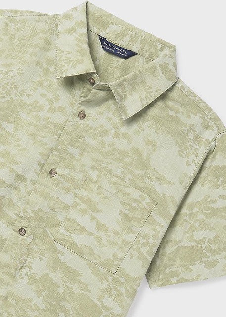 Camisa m/c cuello camisero    Liquen