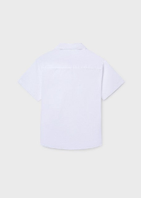 Camisa m/c cuello camisero    Blanco