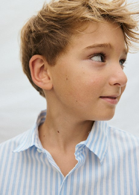 Camisa m/l cuello camisero    Rayas